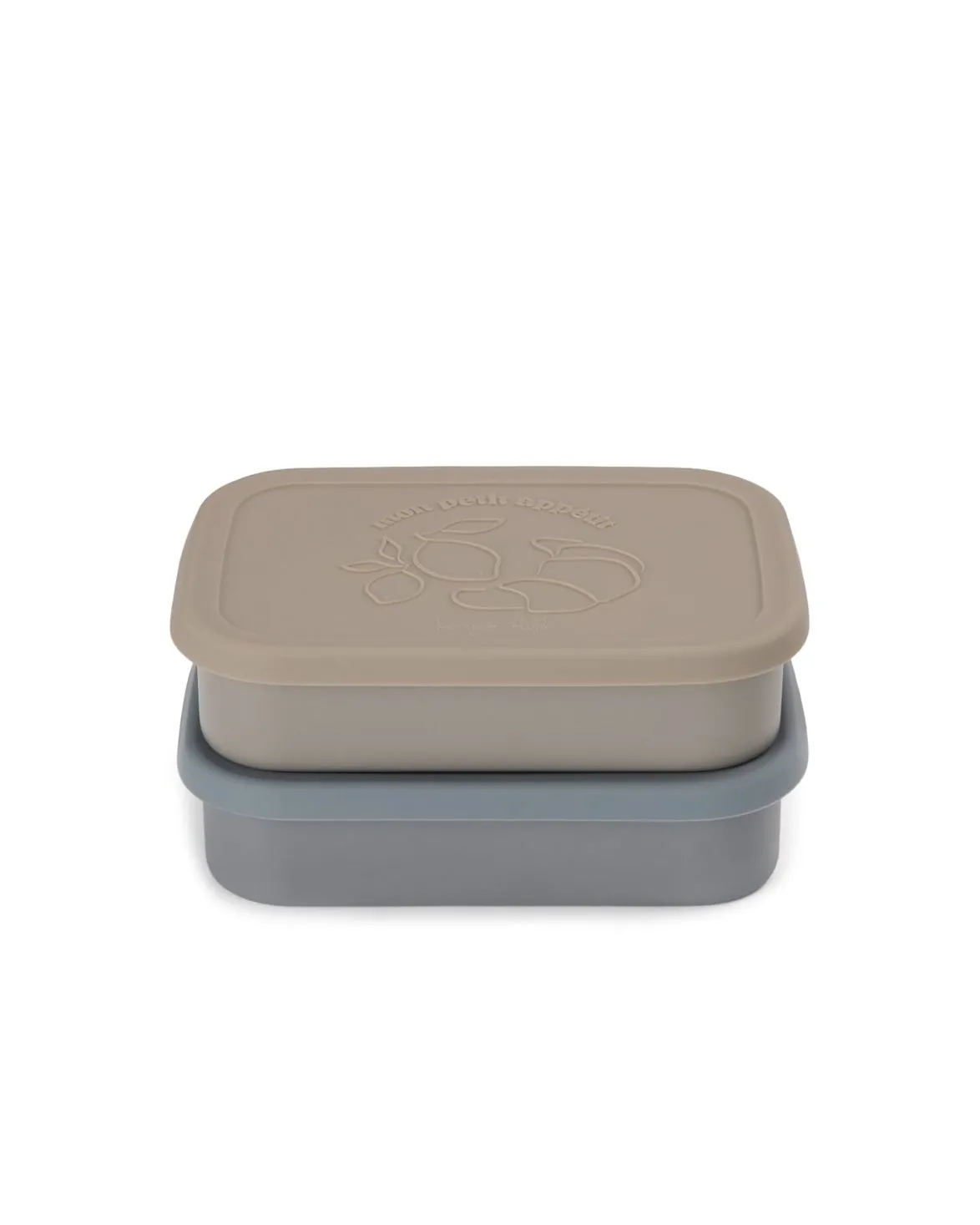 Konges Sløjd Food Boxes Lid Square 2-Pack Blue