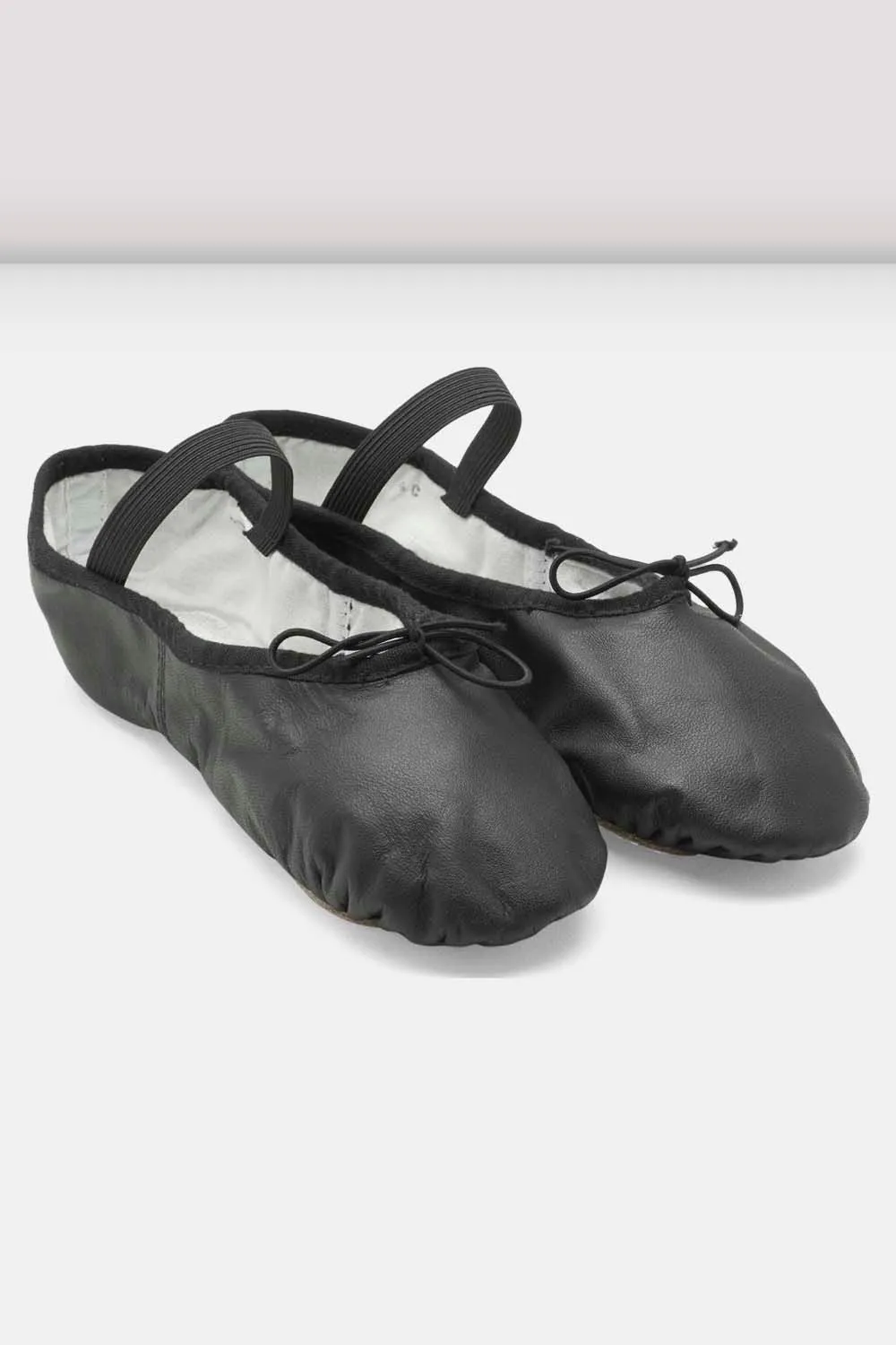 Ladies Dansoft Leather Ballet Shoes