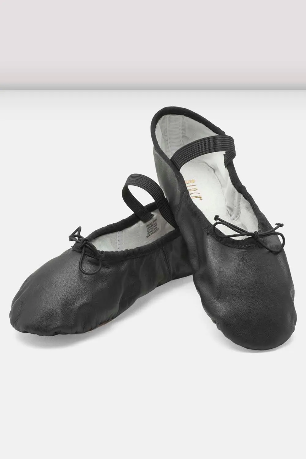 Ladies Dansoft Leather Ballet Shoes