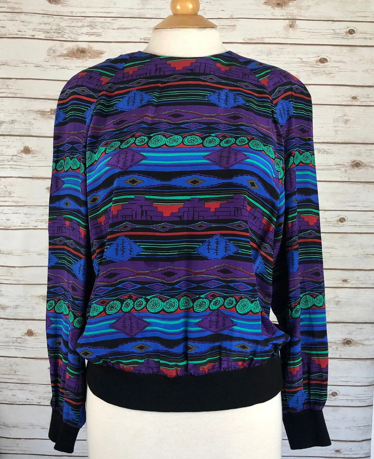 Live: 59 Vintage 90s Tribal Silk Top