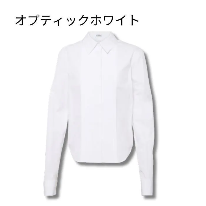 LOEWE  |Casual Style Long Sleeves Plain Cotton Office Style