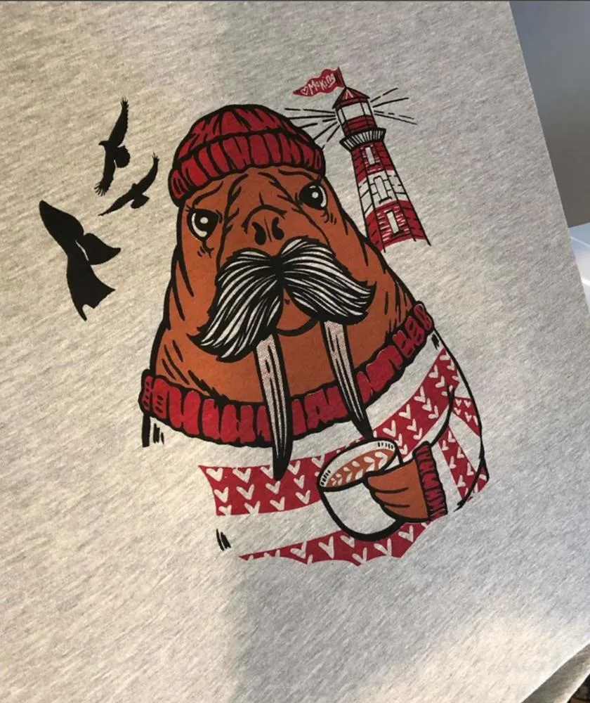 loveMaking Designs X The Trendy Walrus | Wally T-Shirt