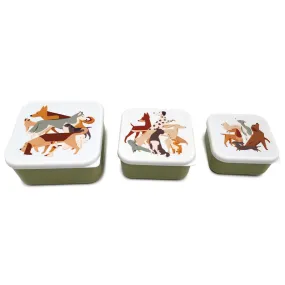 Lunch Boxes Set of 3 (M/L/XL) - Barks Dog LBOX97