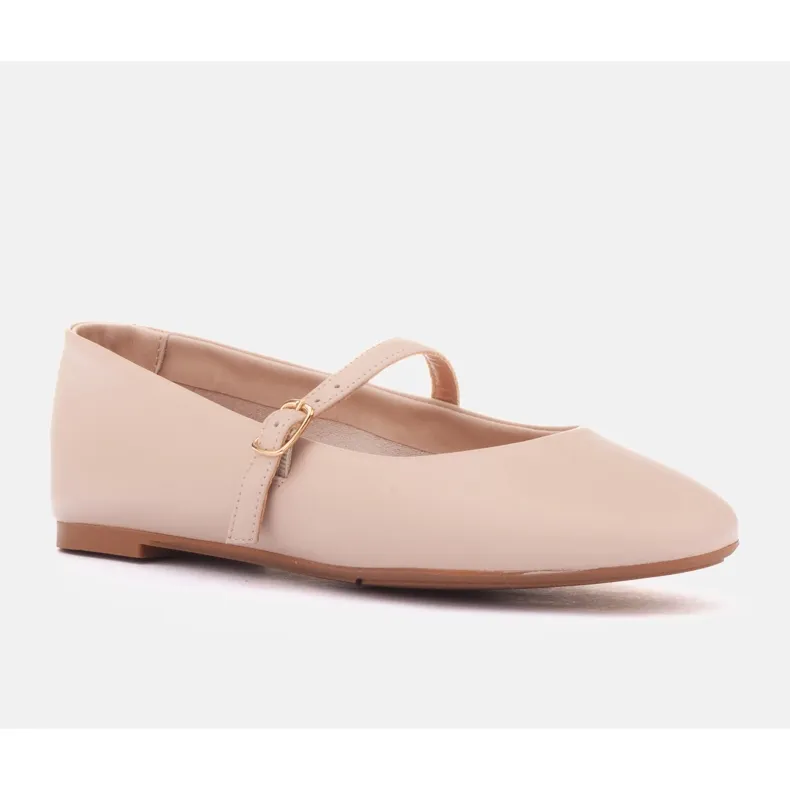 Marco Shoes Emma ballet shoes beige