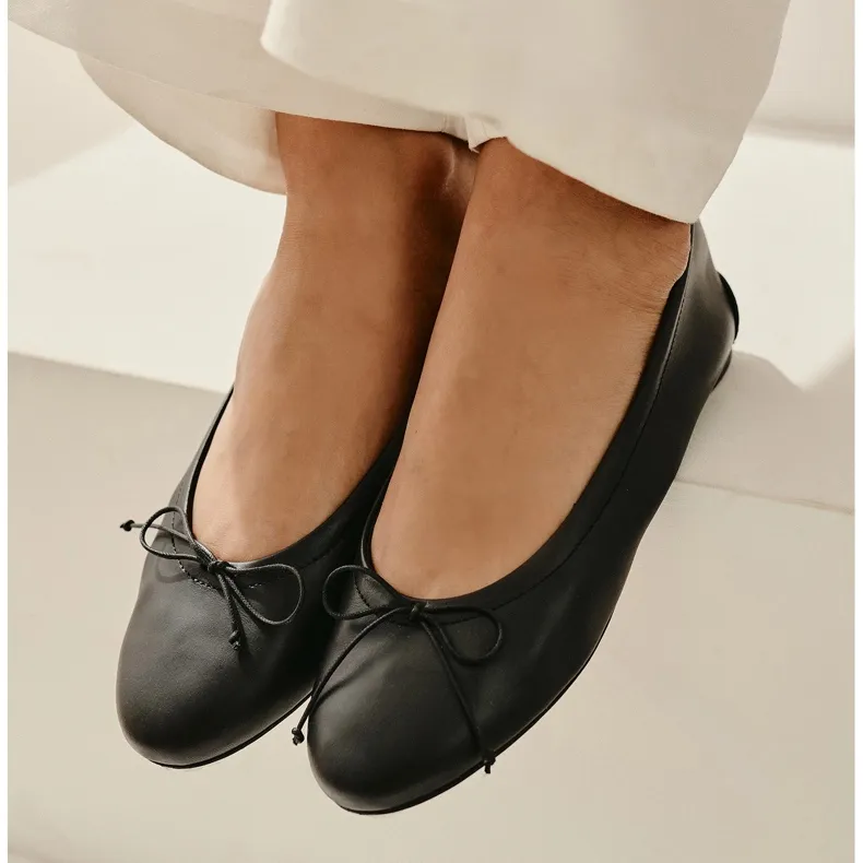 Marco Shoes Passo ballet shoes black