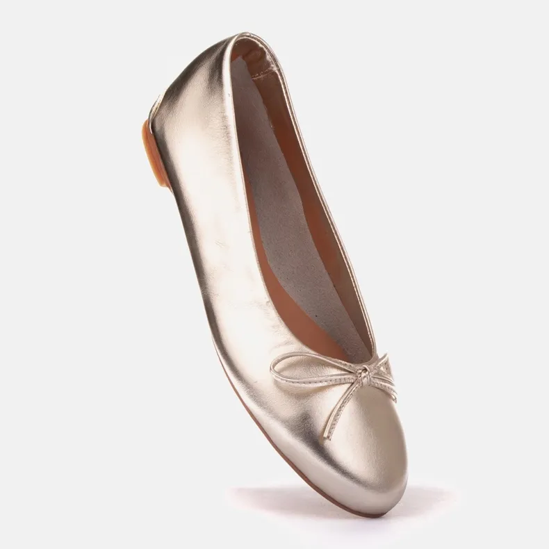 Marco Shoes Passo ballet shoes golden