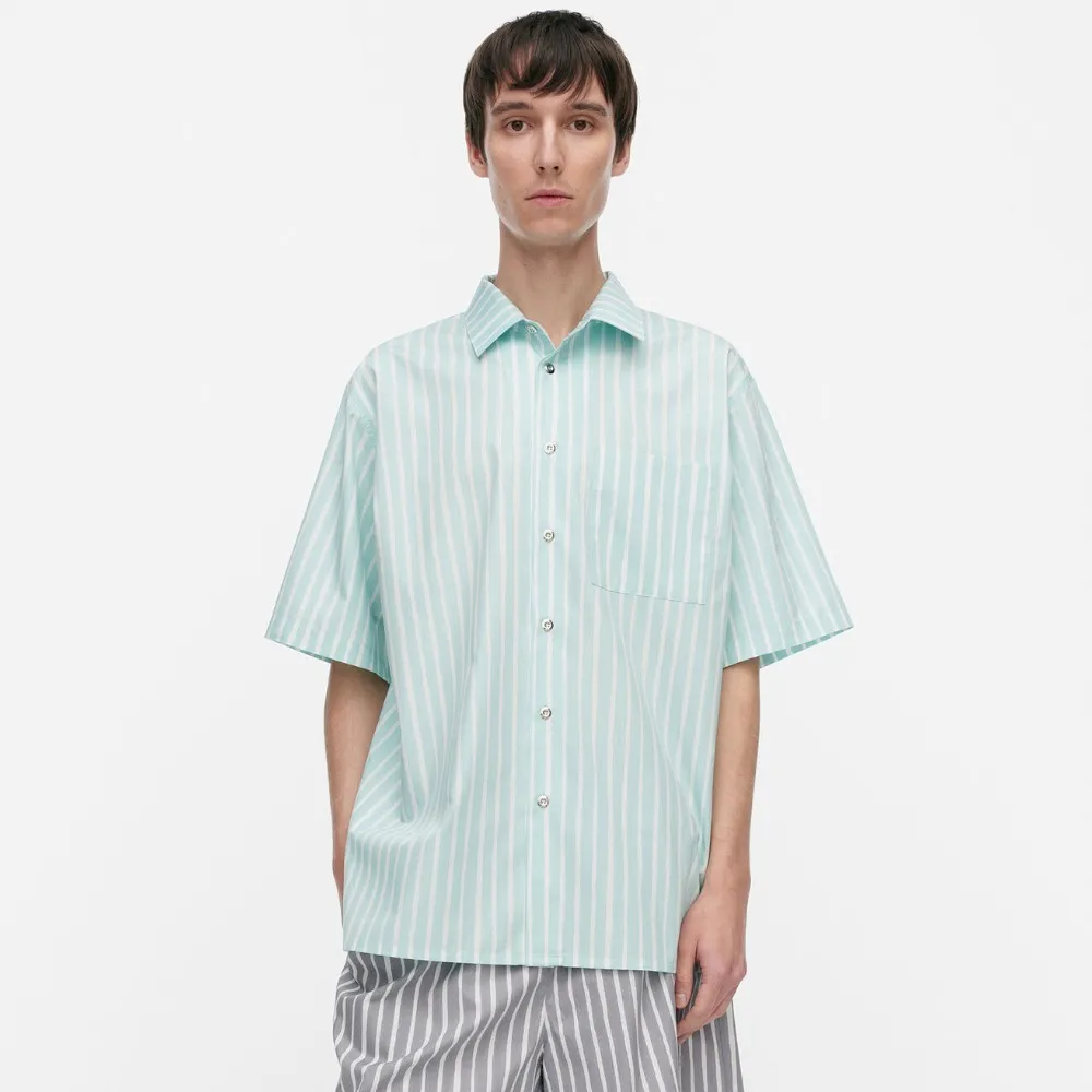 marimekko  |Stripes Casual Style Unisex Cotton Short Sleeves