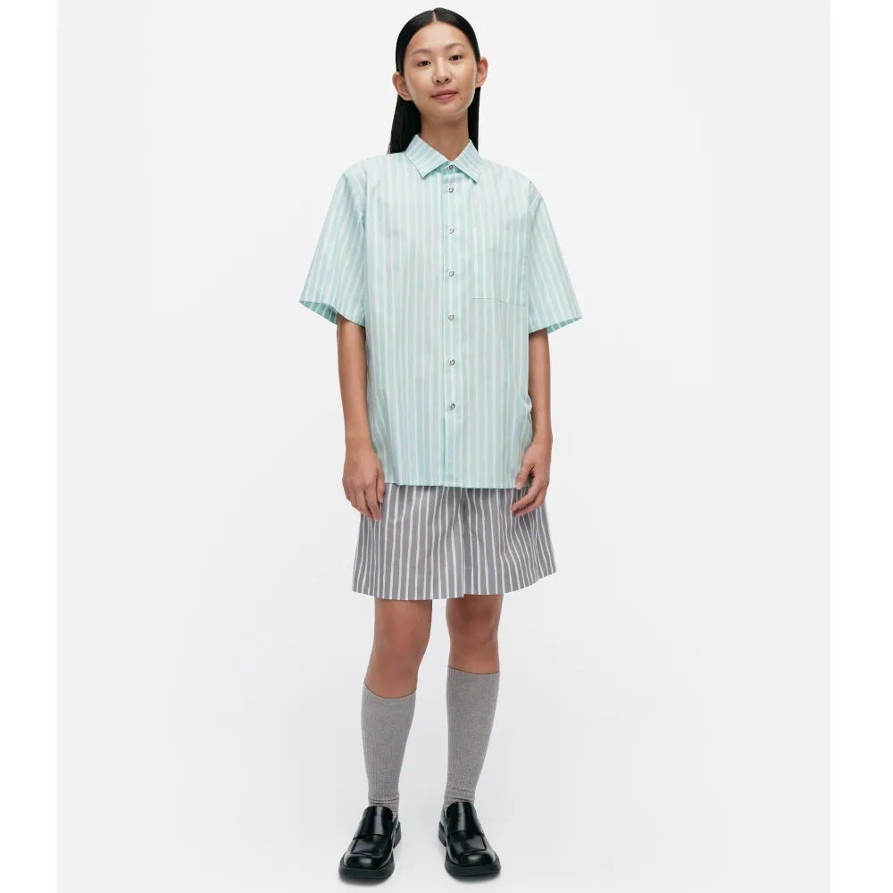 marimekko  |Stripes Casual Style Unisex Cotton Short Sleeves