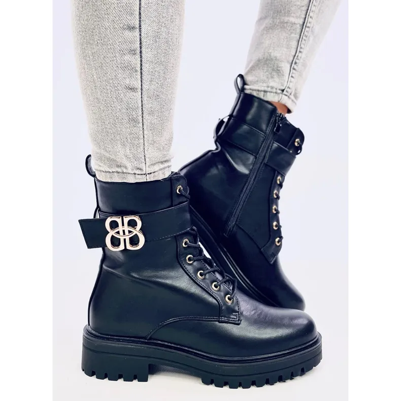 Military boots Vicky Black