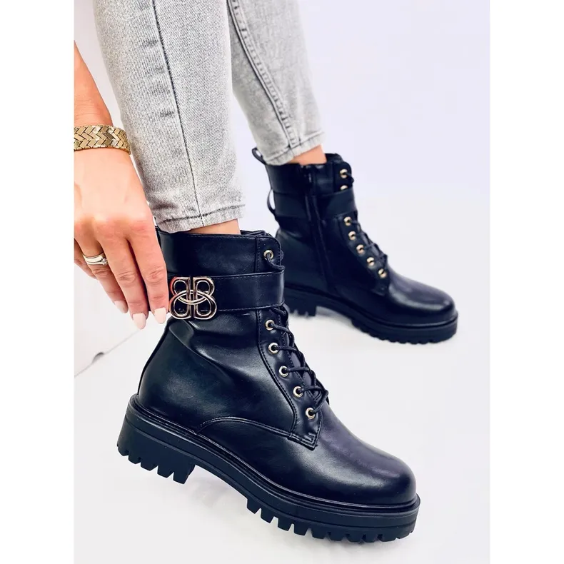 Military boots Vicky Black