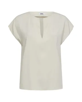 Minimum Gillians Short Sleeved Blouse In Birch