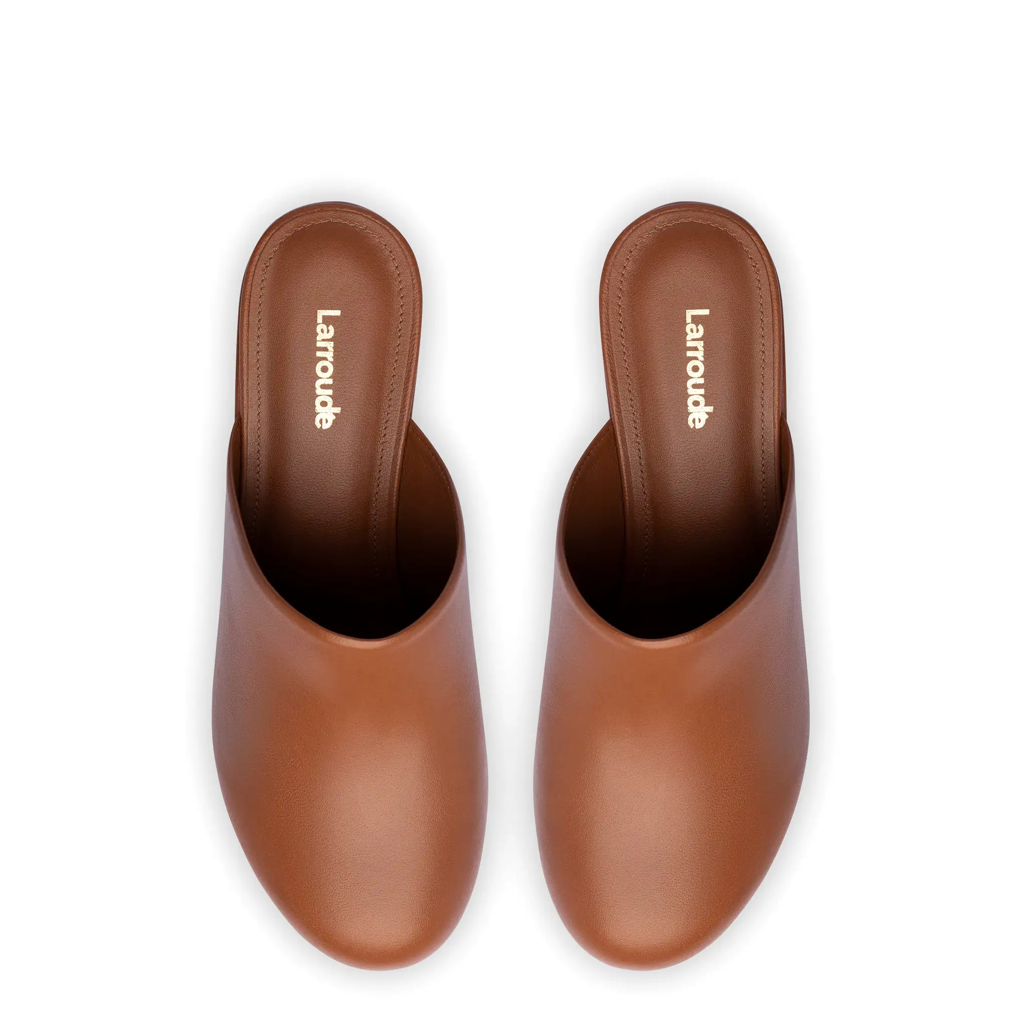 Miso Platform Clog In Caramel Leather