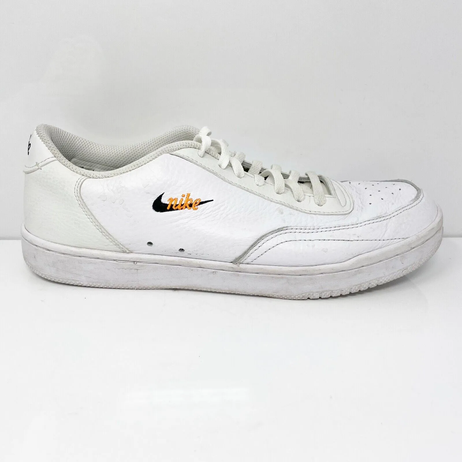 Nike Mens Court Vintage Premium CT1726-100 White Casual Shoes Sneakers Size 9.5