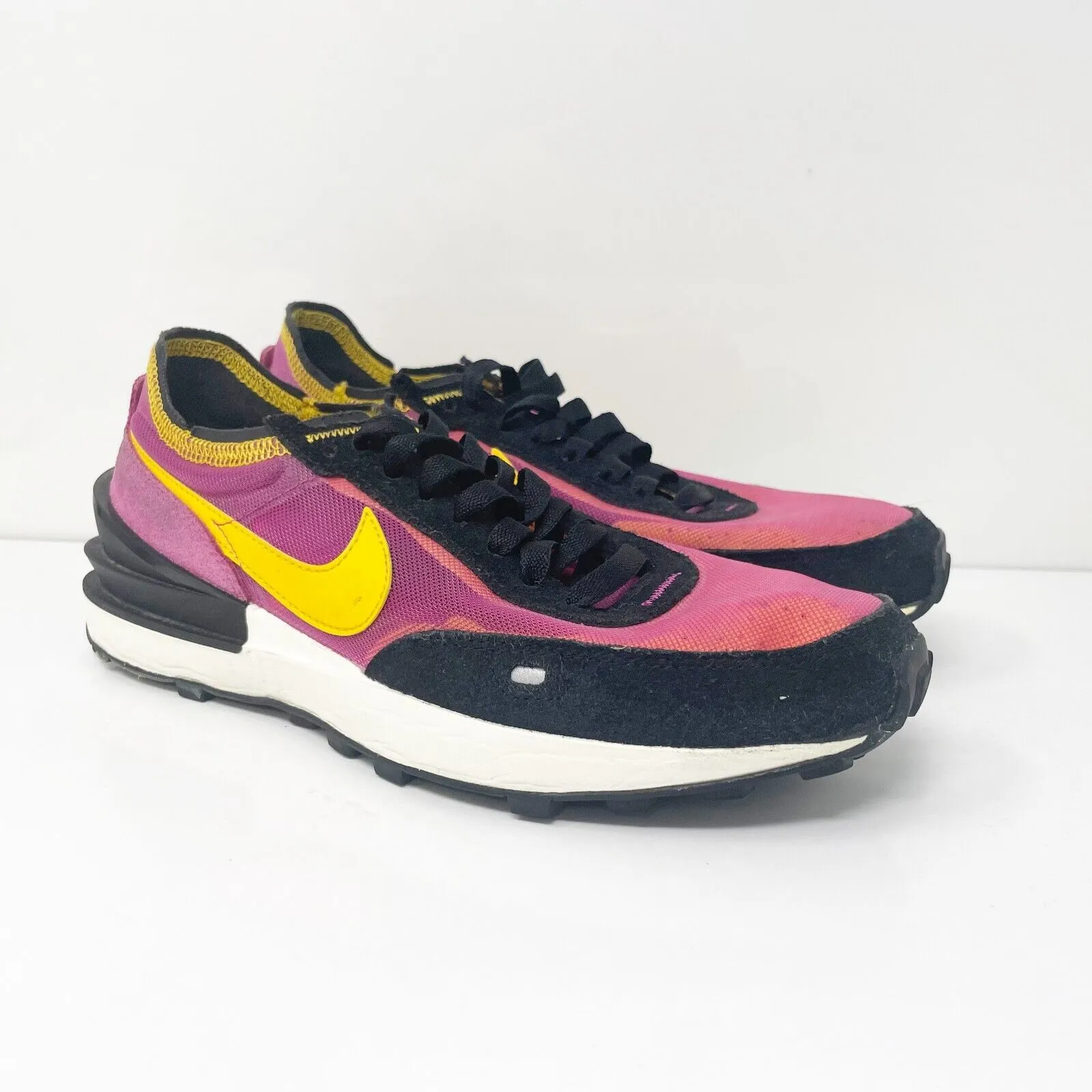 Nike Womens Waffle One DC2533-600 Pink Casual Shoes Sneakers Size 8