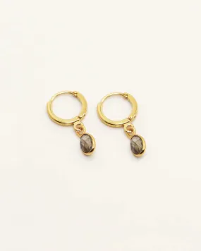 Nila Gaia Earrings - Grey