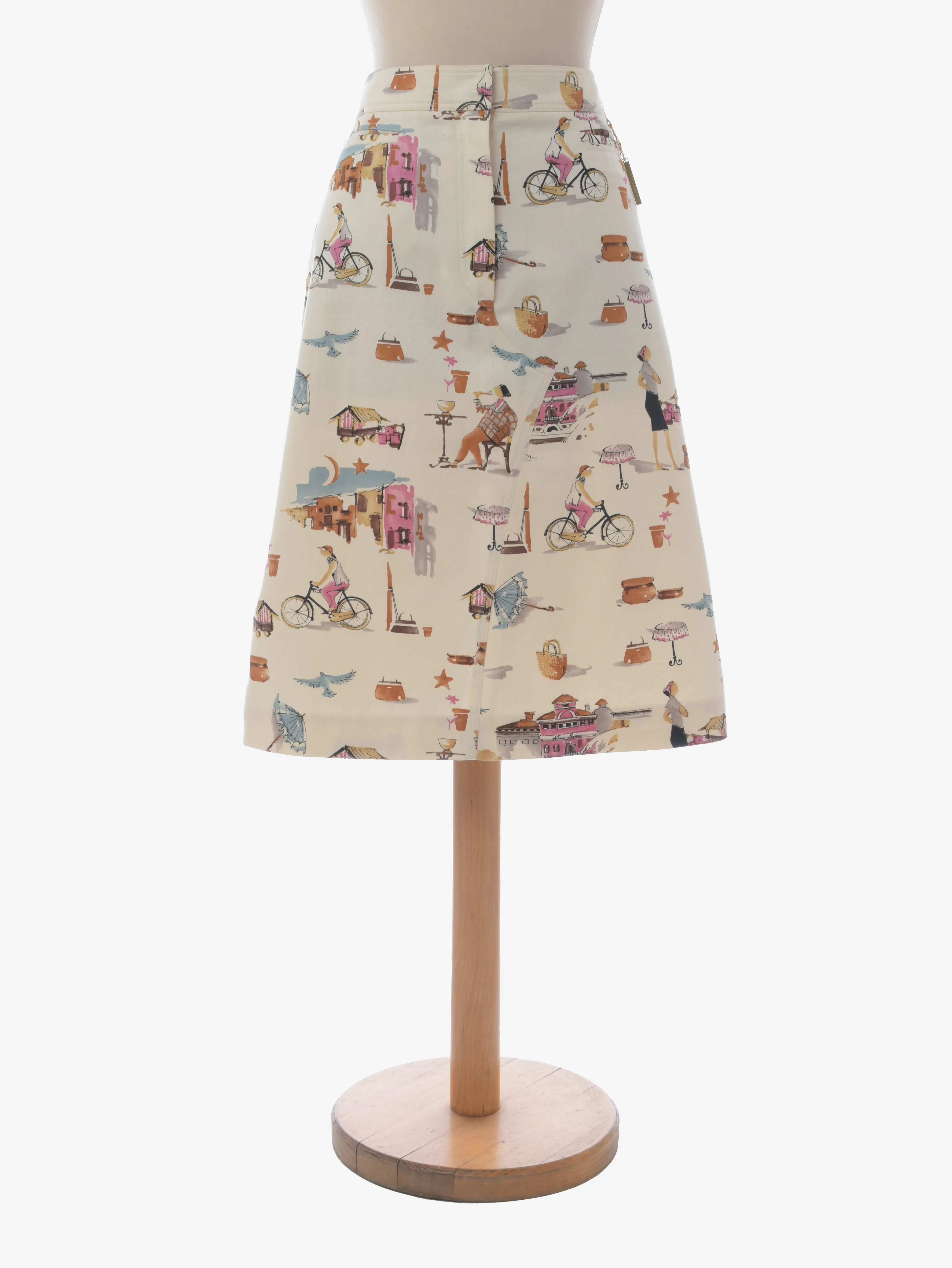 Nina Ricci Patterned Midi Skirt