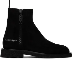 Off-White Black Spongesole Boots