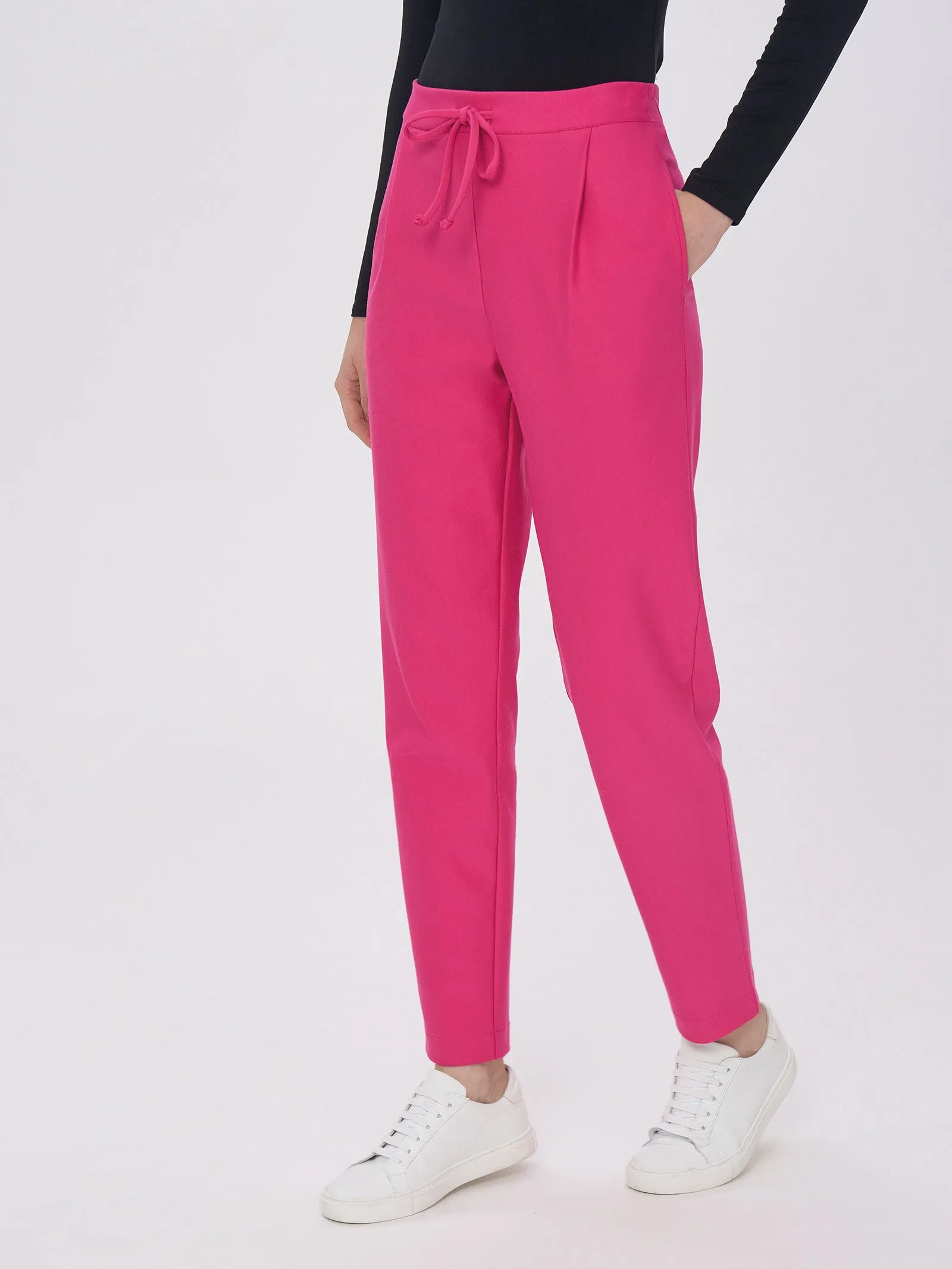 Pantalone Jogger in tessuto Compact - Persia