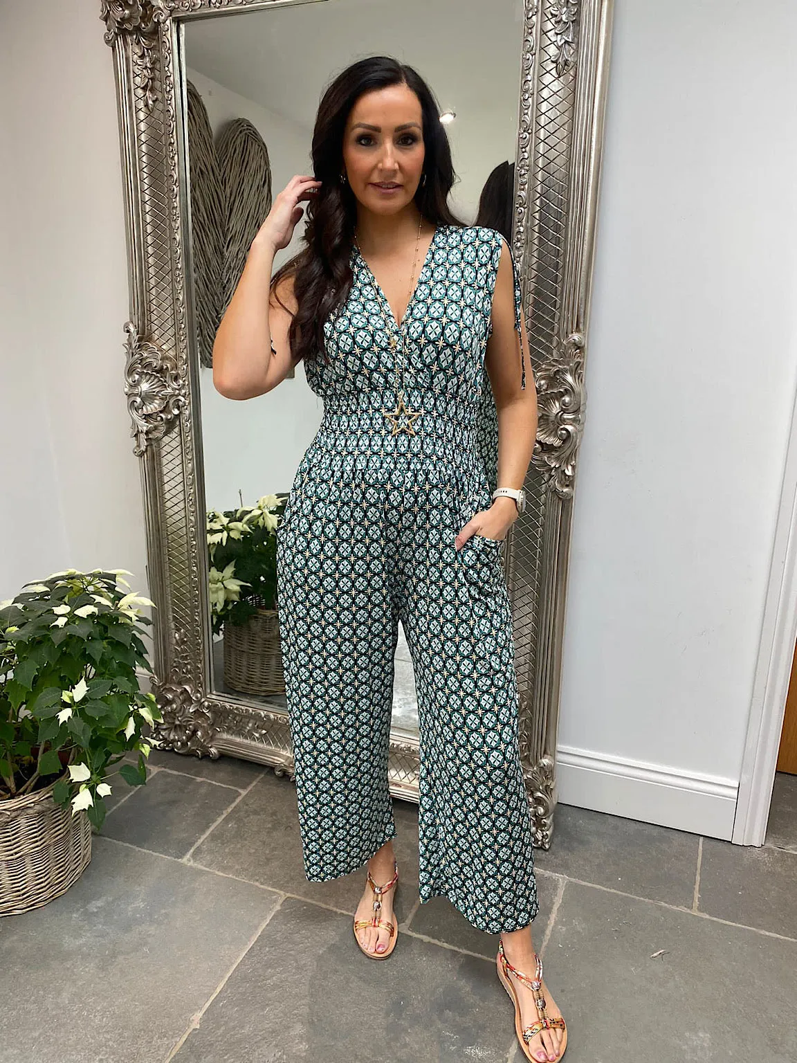 Patterned Jumpsuit Saskia