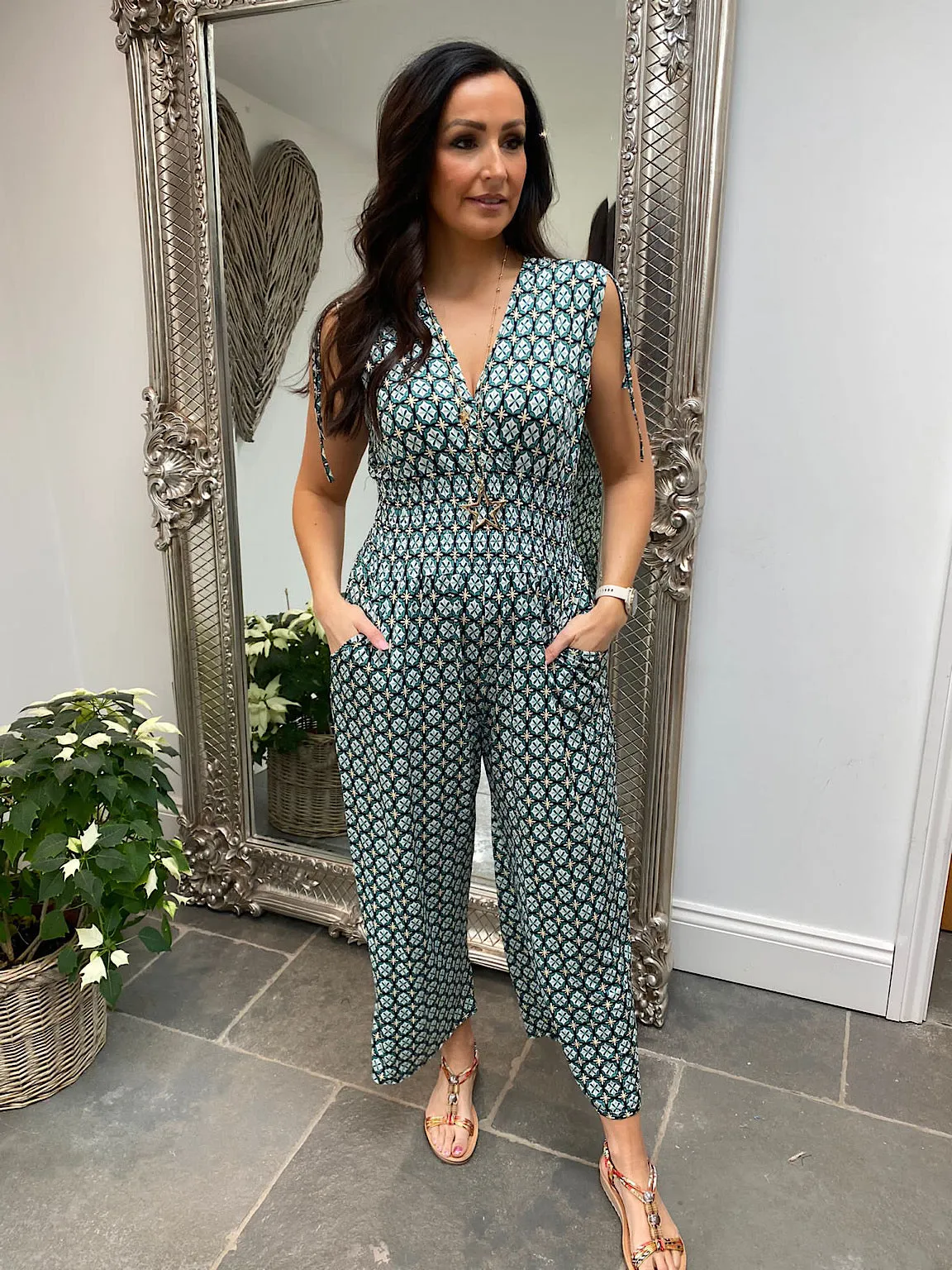 Patterned Jumpsuit Saskia