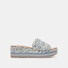 PAZLI SANDALS BLUE MULTI WOVEN– Dolce Vita 6971240808514