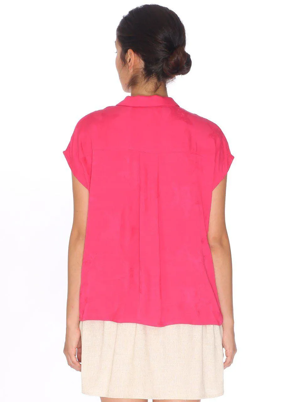 Pepaloves Starfish Shirt in Fuchsia