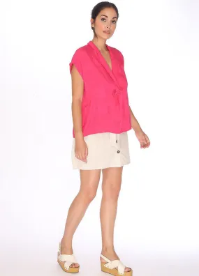 Pepaloves Starfish Shirt in Fuchsia