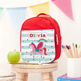 Personalised Girl's Unicorn Lunch Bag