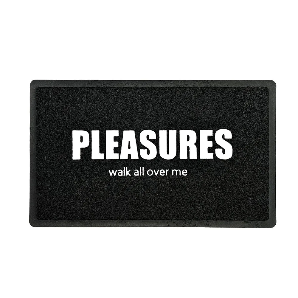 Pleasures Over Me Rubber Door Mat