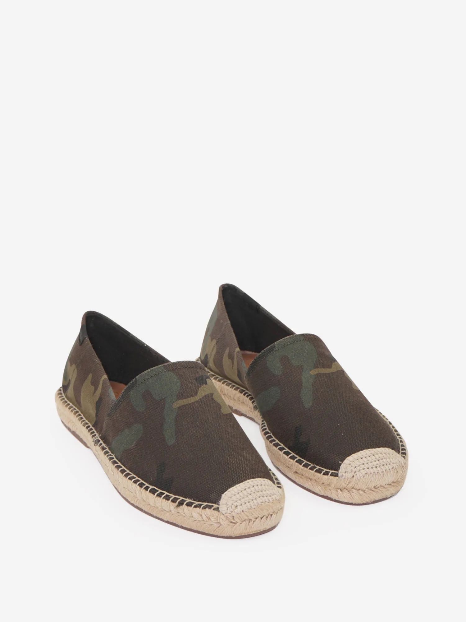 Polo ralph lauren - Espadrillas in canvas camouflage con suola in corda