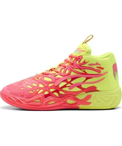 PUMA x LAMELO BALL MB.04 1Love Men's Basketball Shoes in Pink Alert/Yellow Alert