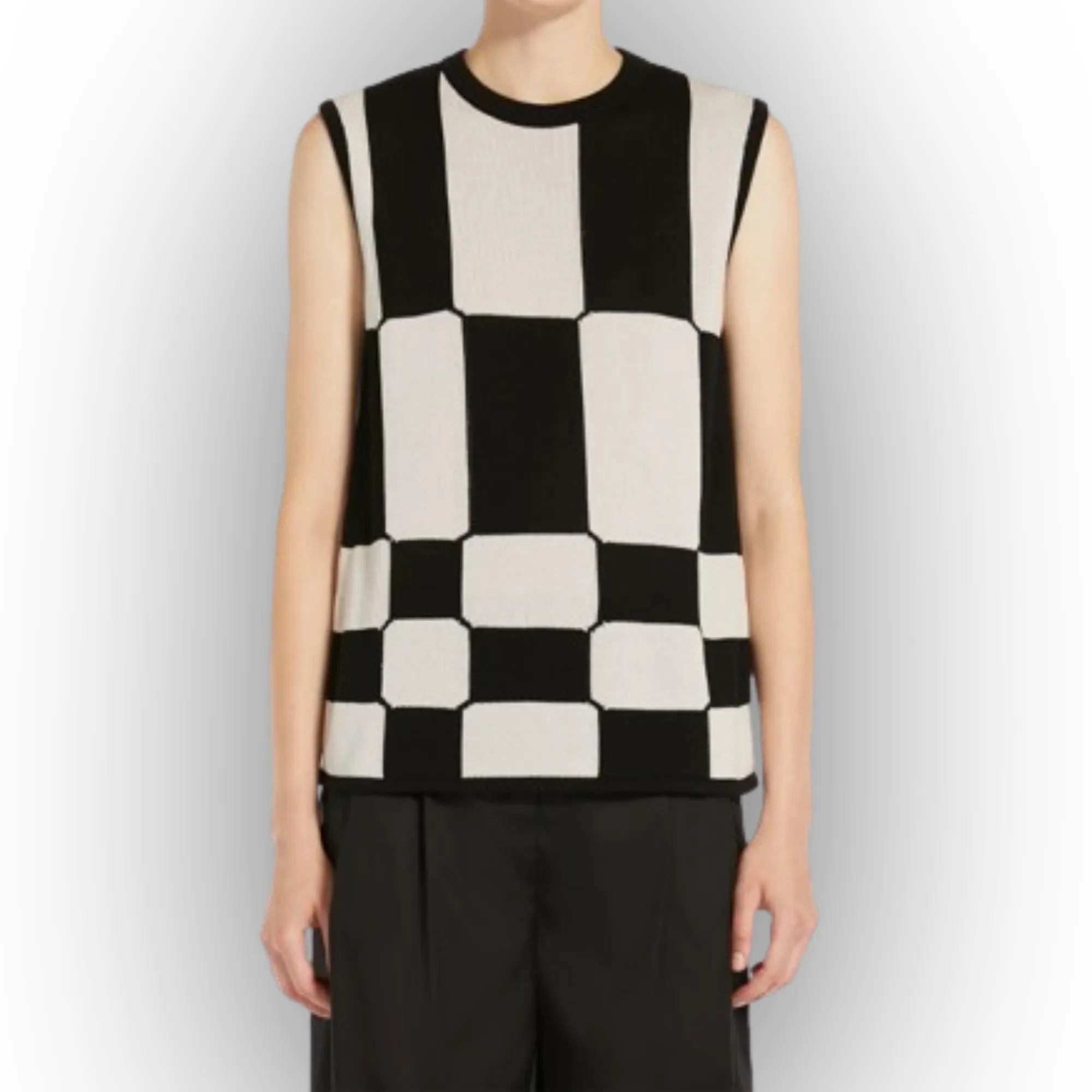 S Max Mara  |Casual Style Sleeveless Cotton Elegant Style