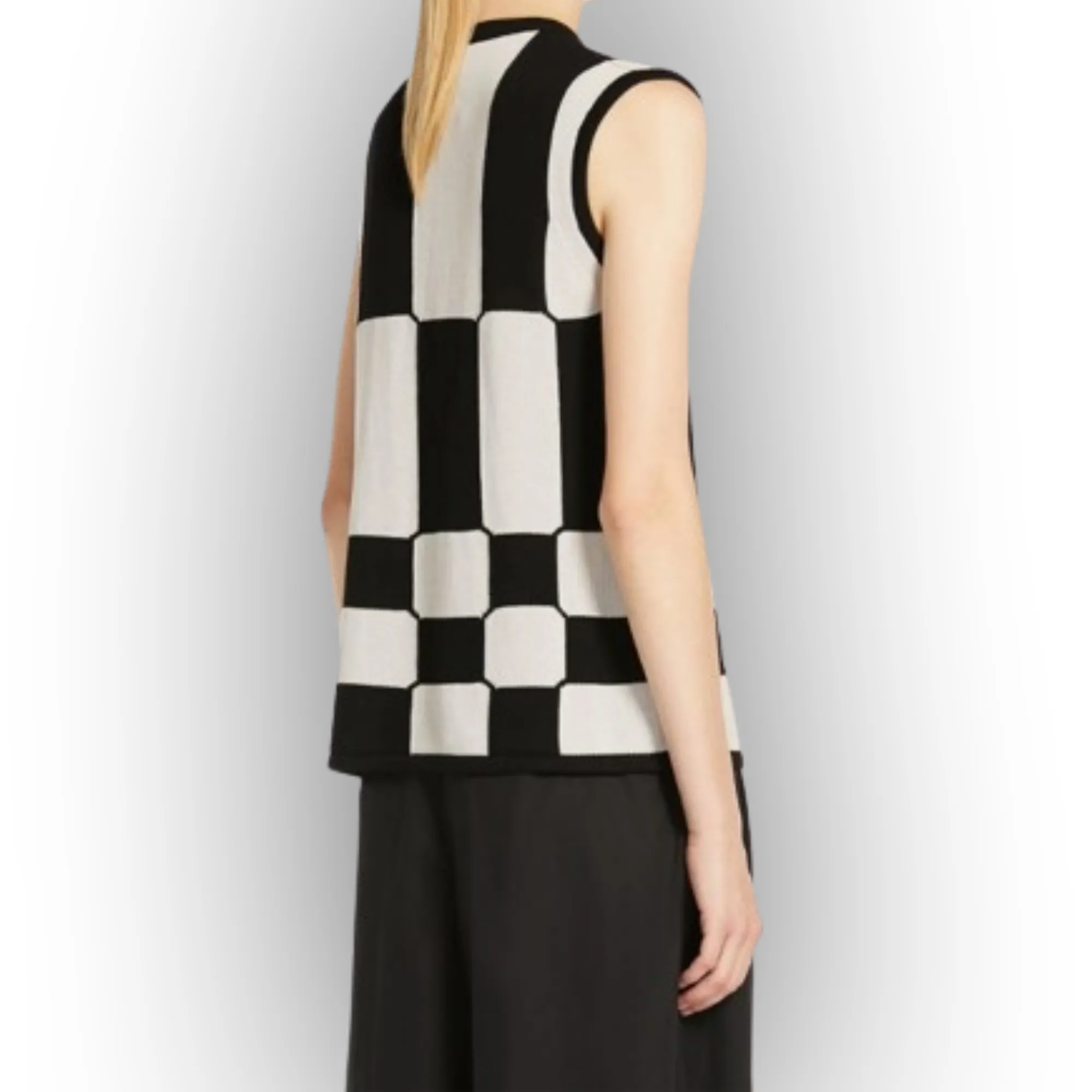 S Max Mara  |Casual Style Sleeveless Cotton Elegant Style