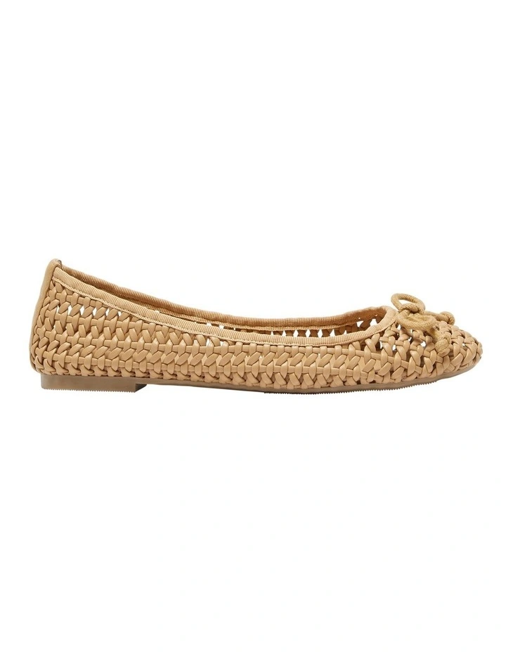 Sloane Ballet Shoes in Caramel Weave