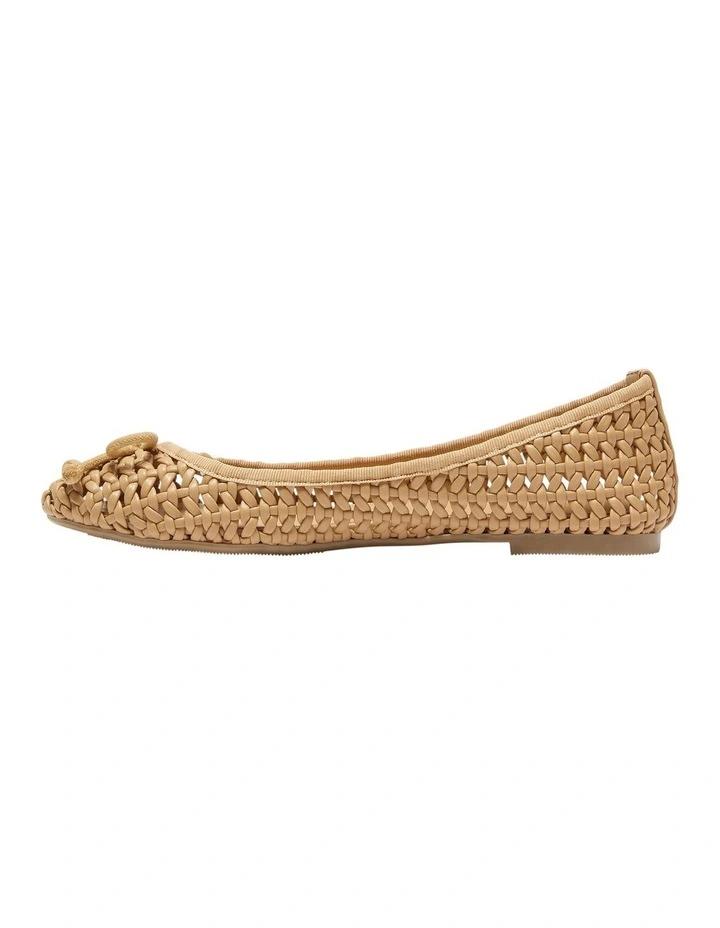 Sloane Ballet Shoes in Caramel Weave