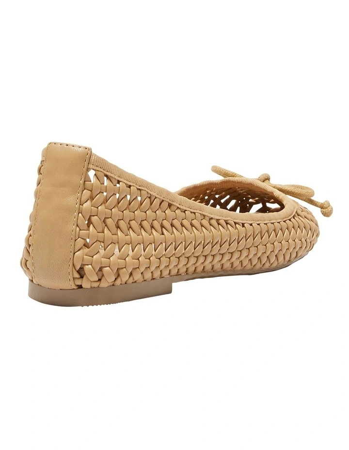 Sloane Ballet Shoes in Caramel Weave