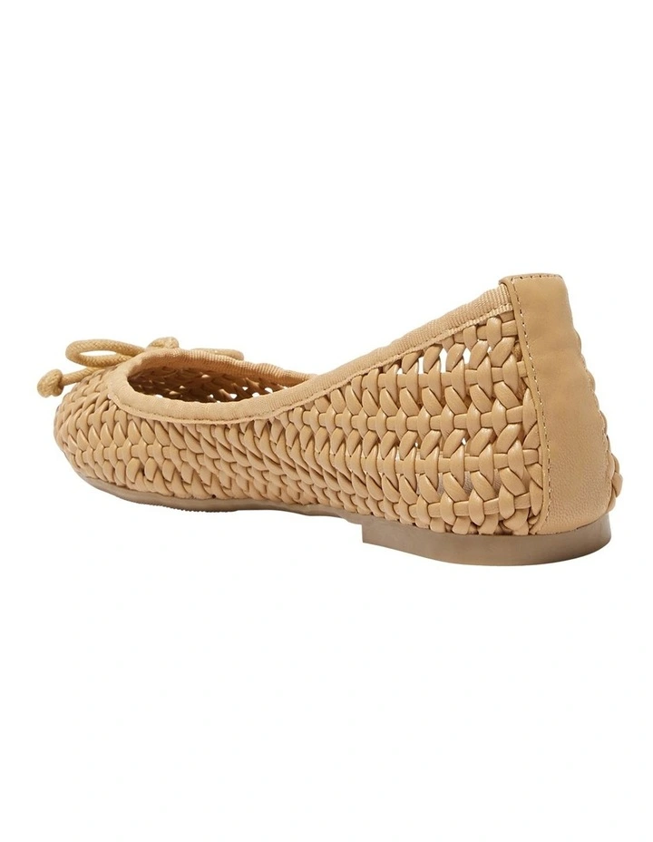 Sloane Ballet Shoes in Caramel Weave