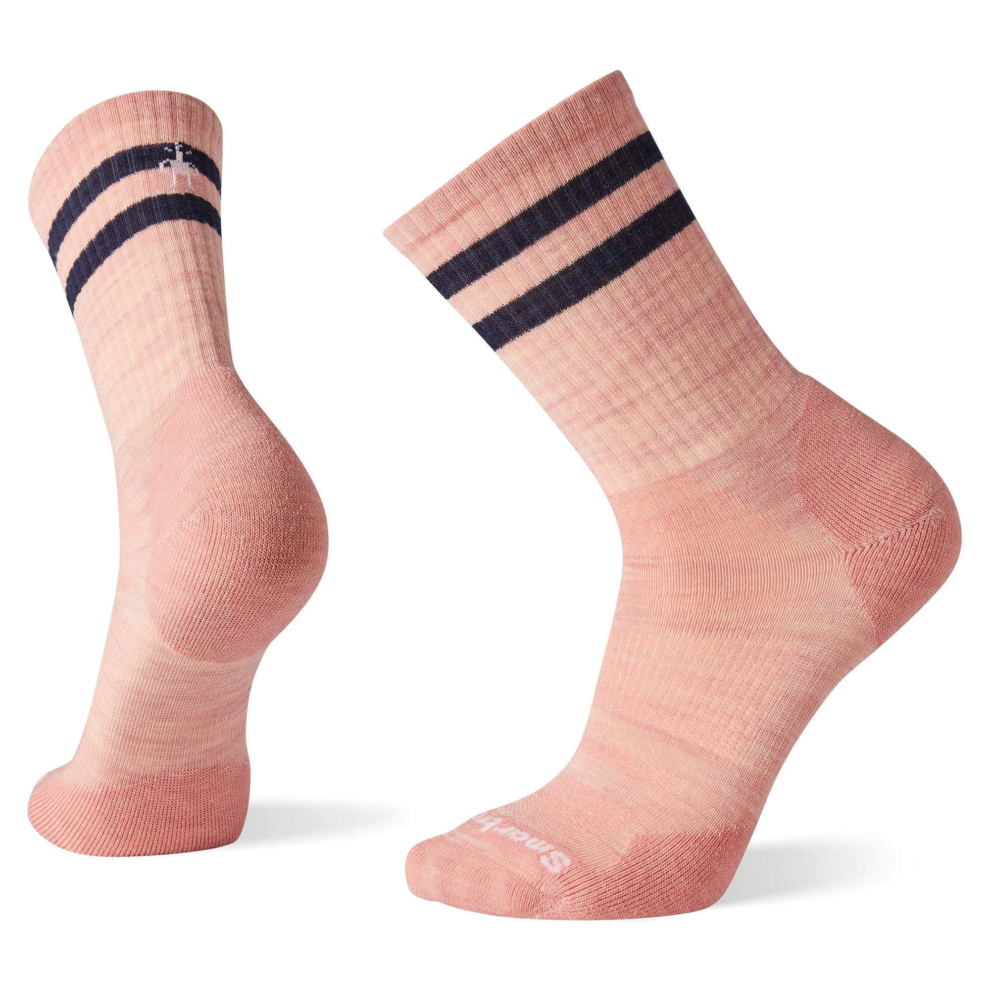 Smartwool Athletic LE Stripe Crew in Pink