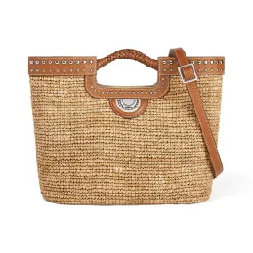 South Hampton Straw Hand Held Tote