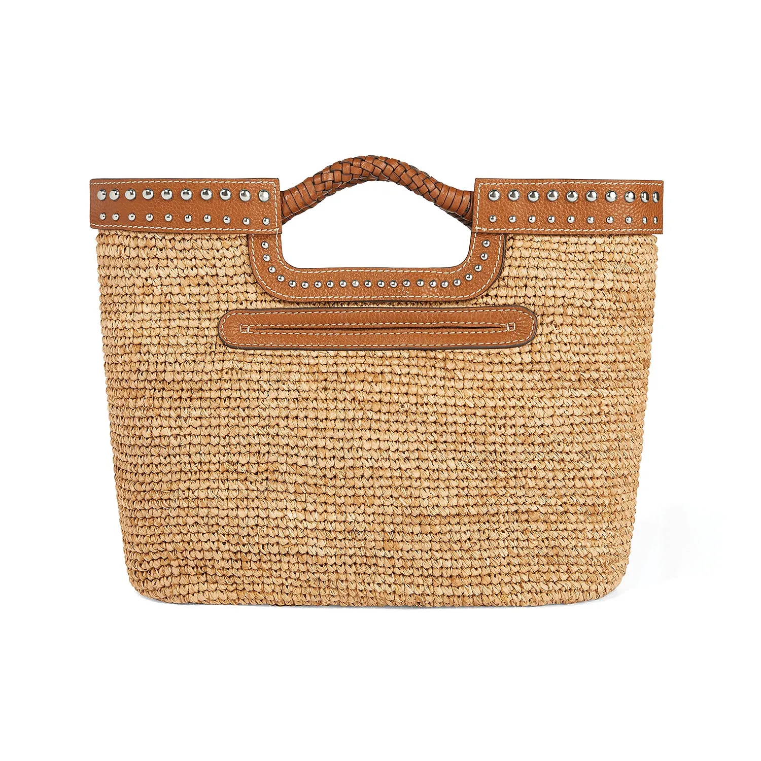 South Hampton Straw Hand Held Tote