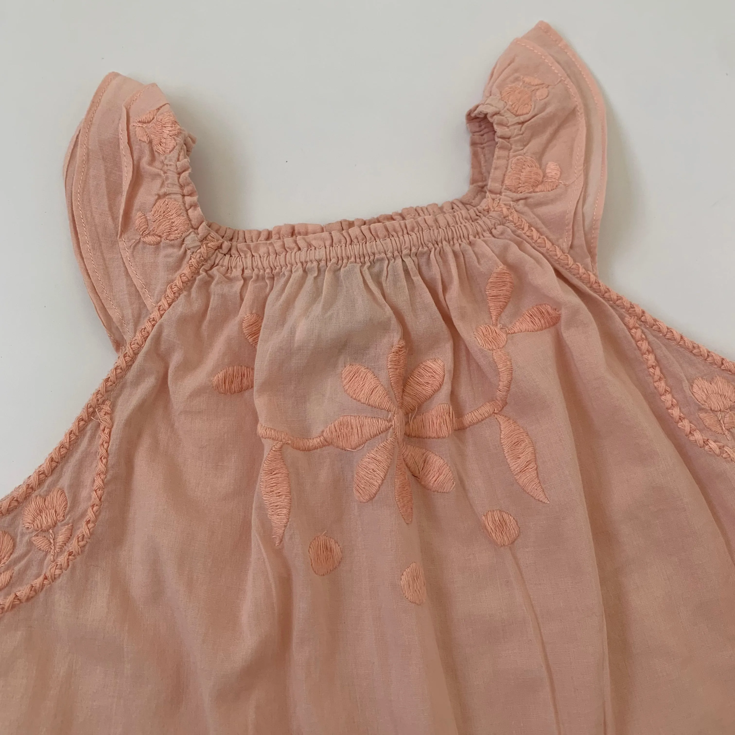 Stella McCartney Blush Pink Embroidered Blouse: 6 Years