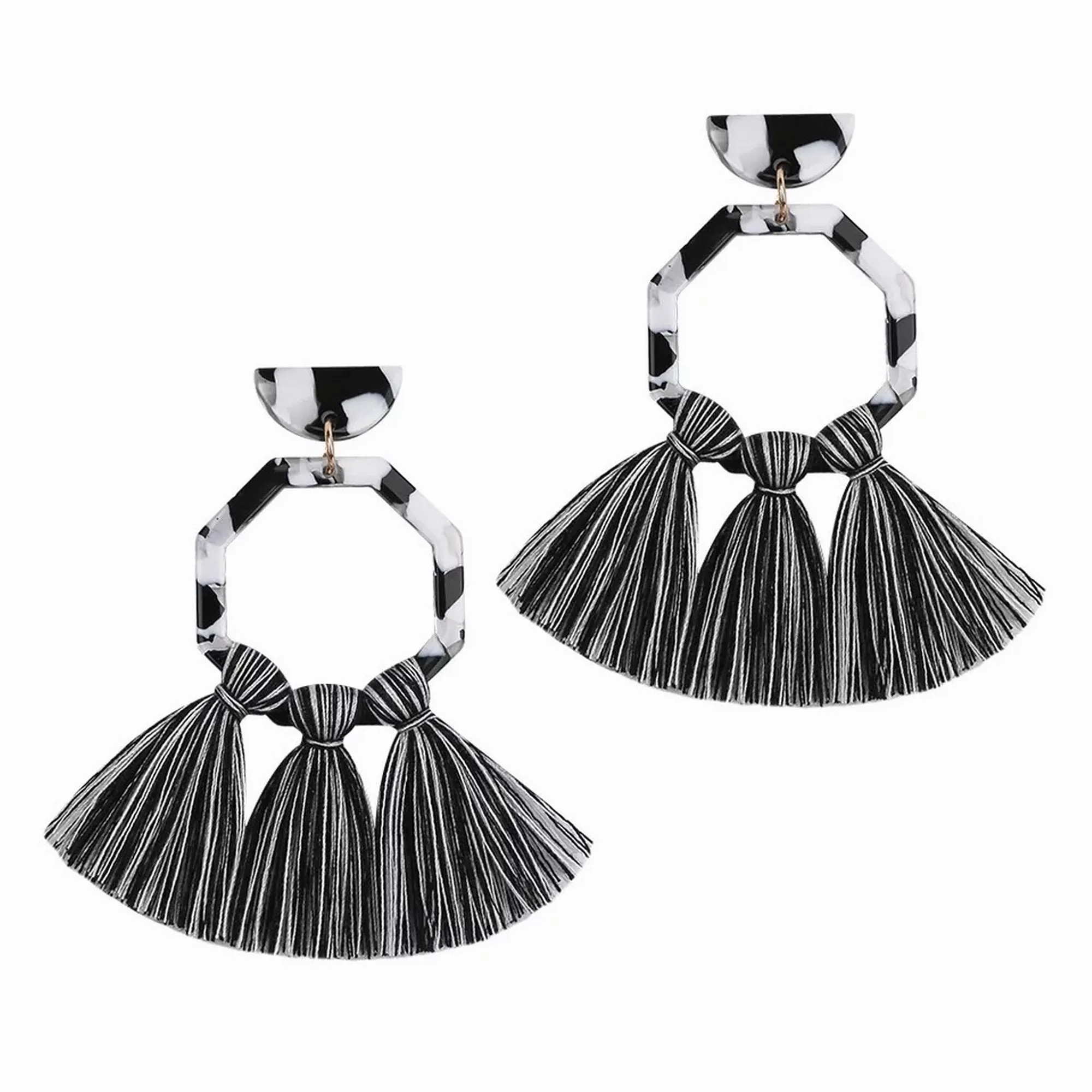 Tassel Chandelier Earrings