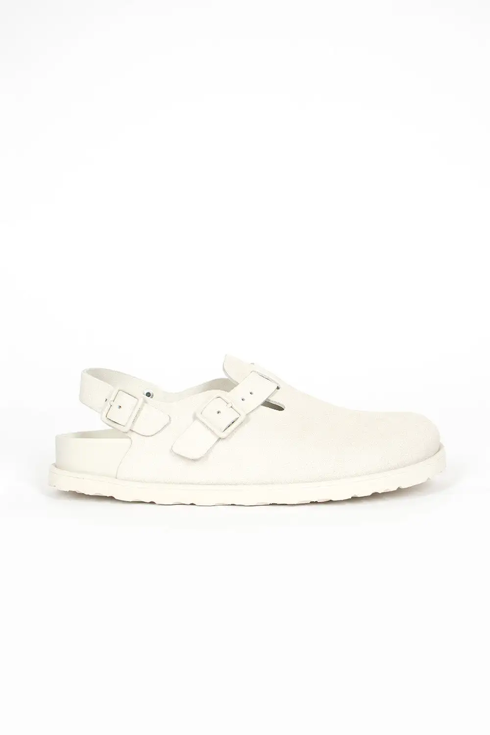 Tokio Suede Clog Bone