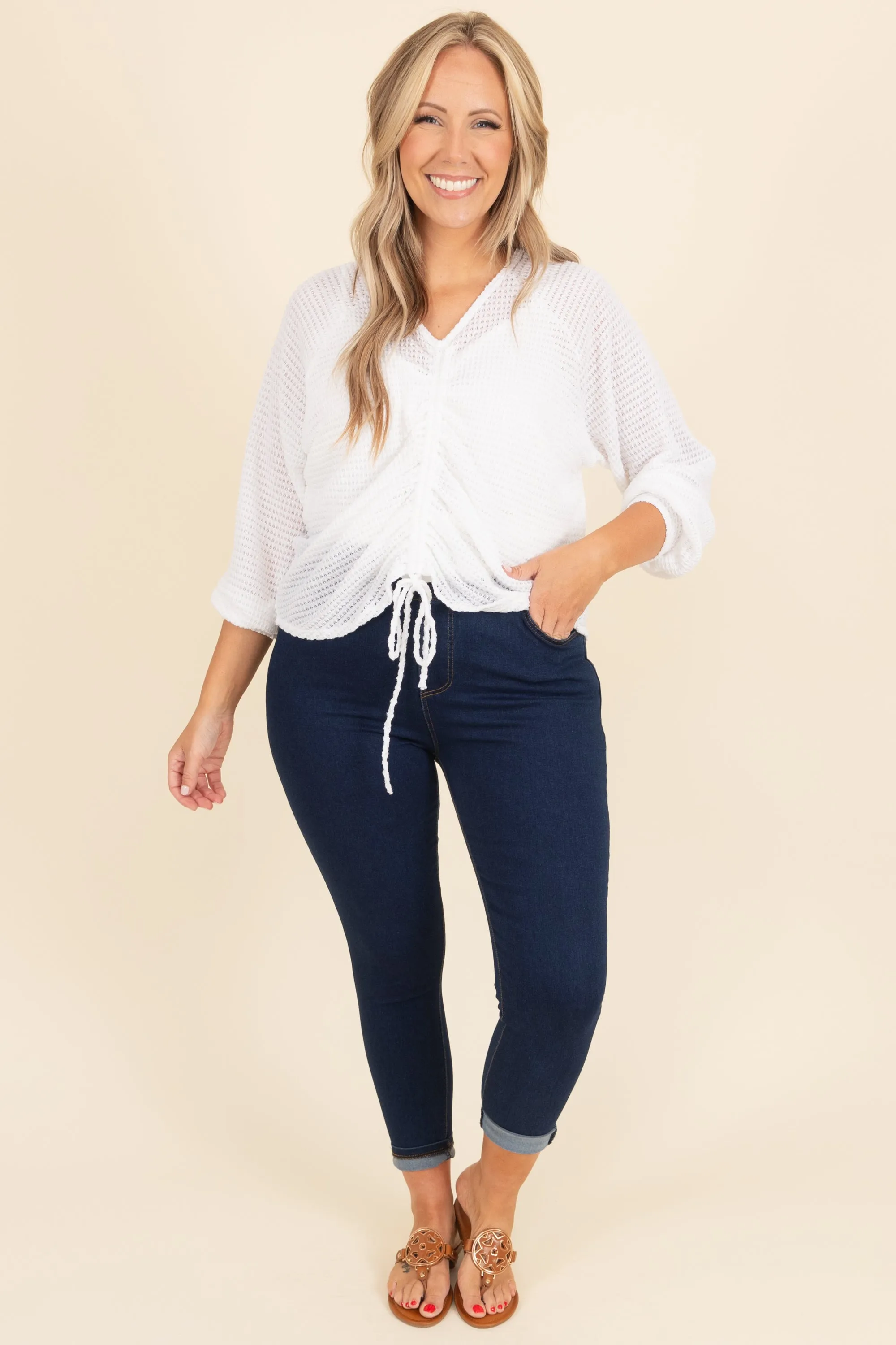 Trendy Wendy Top, White