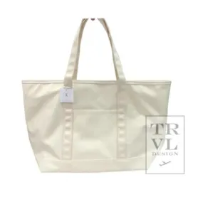 TRVL Maxi Coated Canvas, Natural