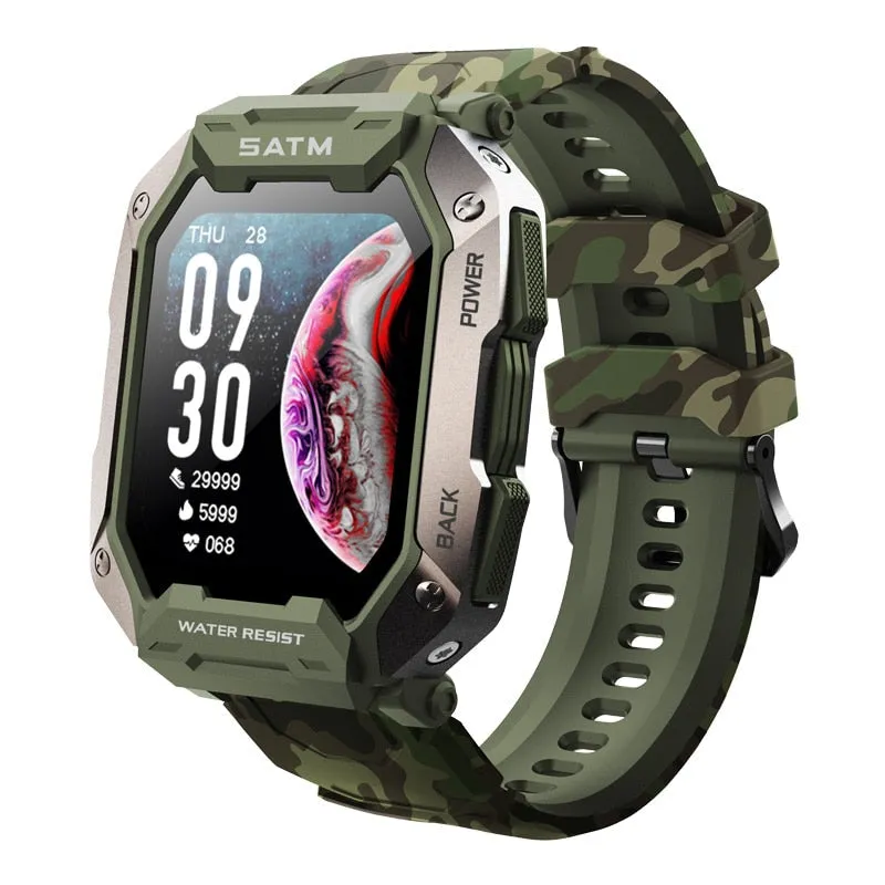 Unisex On Wrist Sport Style Electronic Movement Waterproof Smart Watch