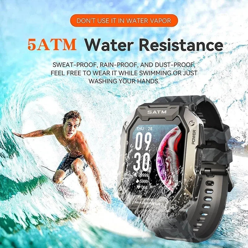 Unisex On Wrist Sport Style Electronic Movement Waterproof Smart Watch