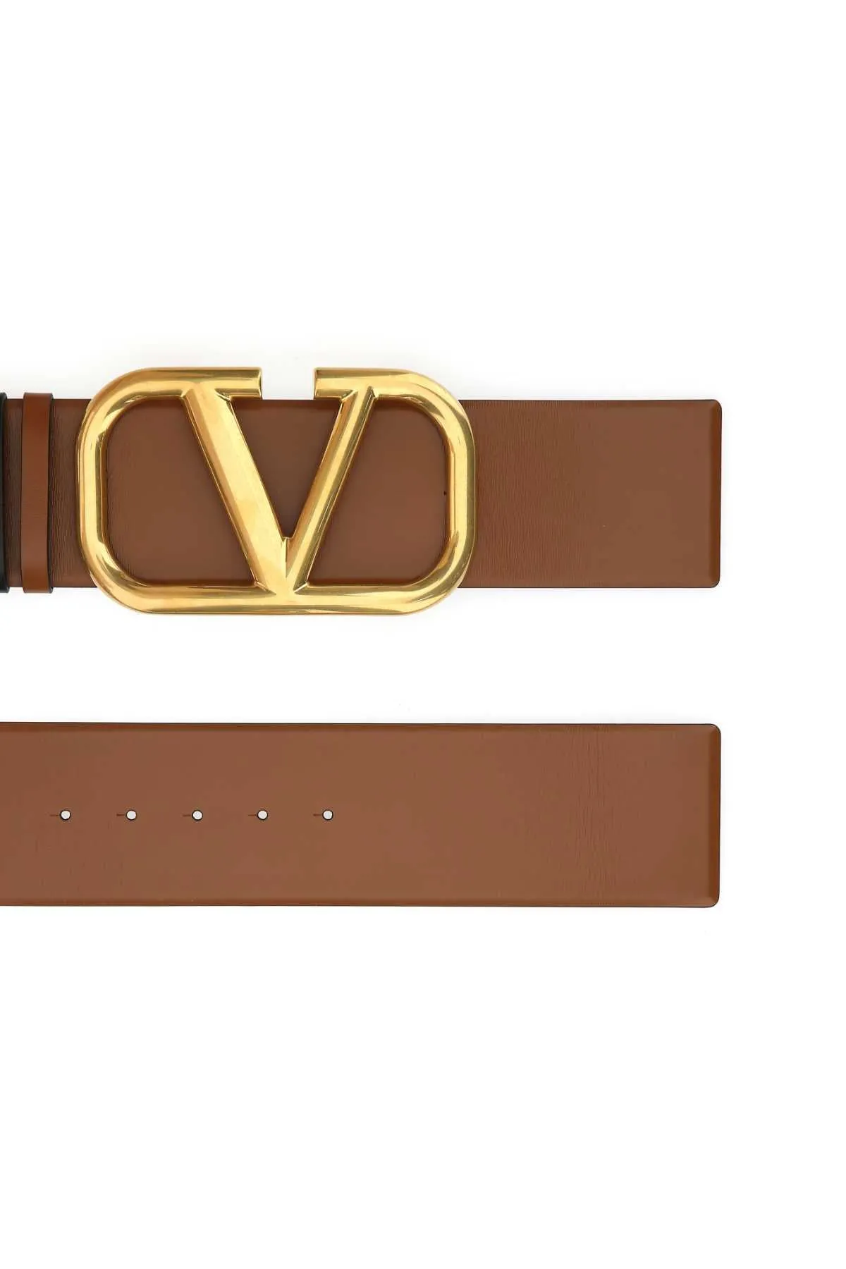 Valentino VLogo Plaque Buckle Belt