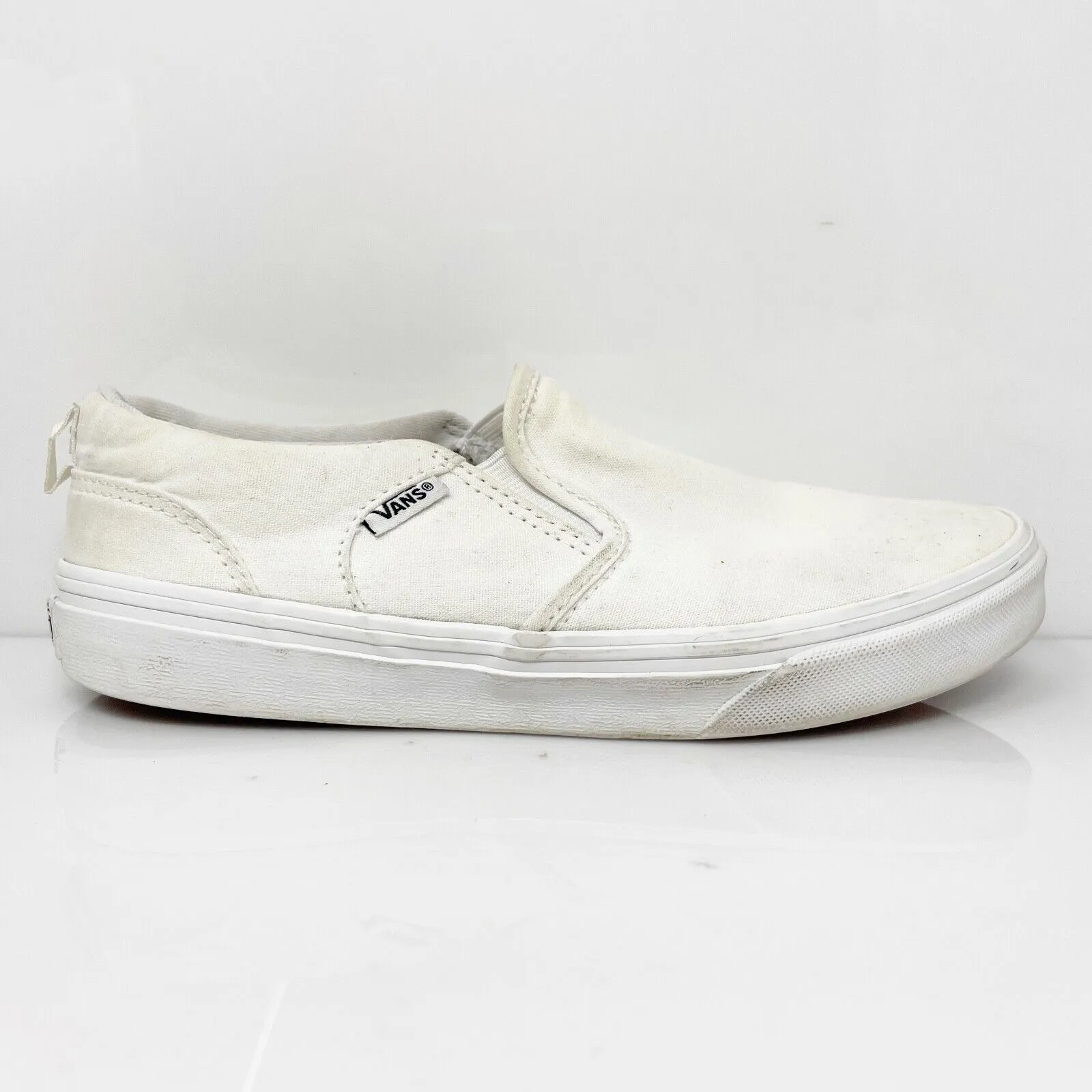 Vans Boys Classic 500714 White Casual Shoes Sneakers Size 5.5