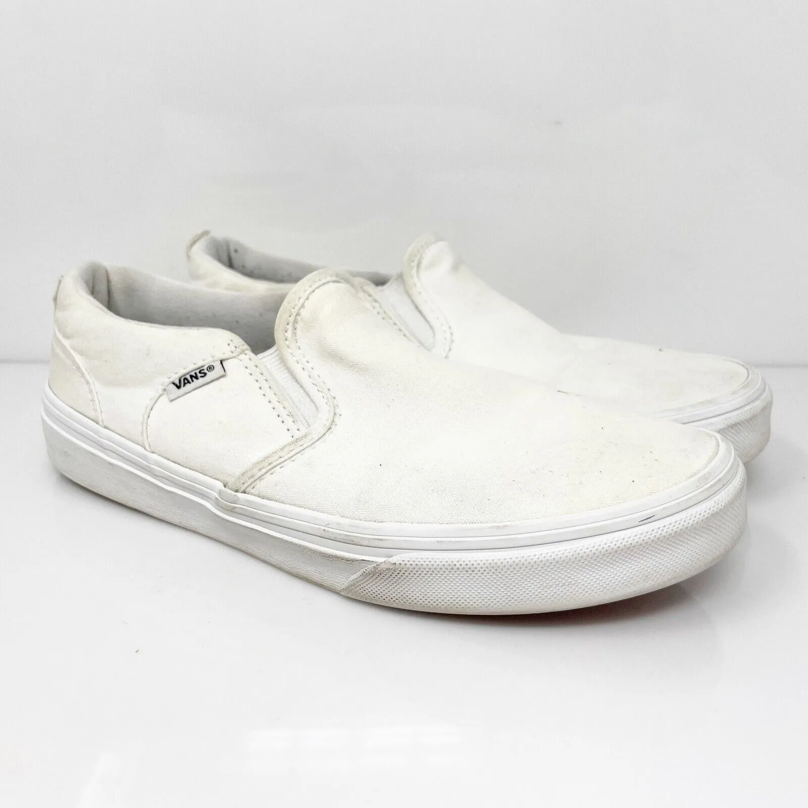 Vans Boys Classic 500714 White Casual Shoes Sneakers Size 5.5